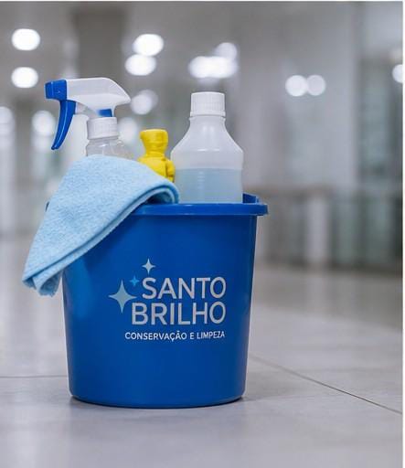 Kit de produtos profissionais da Santo Brilho